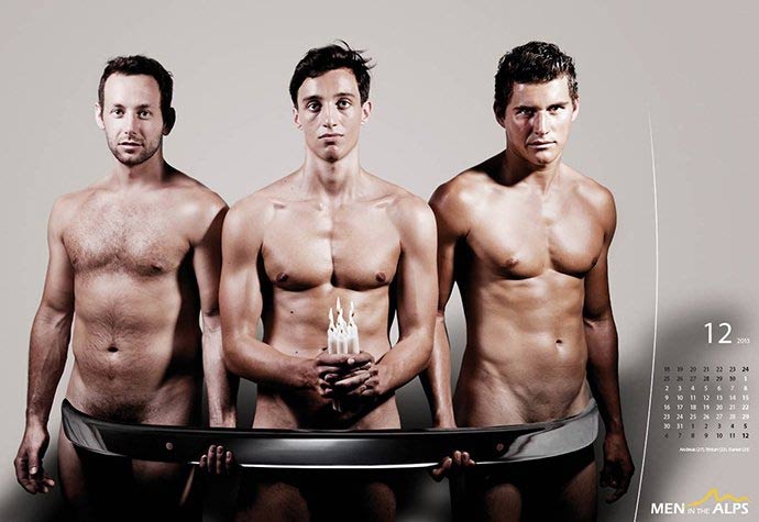 Tornano gli Uomini sulle Alpi con il loro calendario sexy