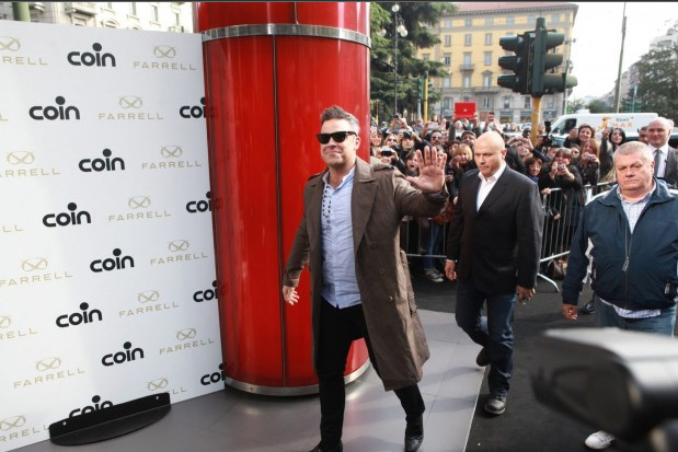Robbie ospite a Milano, folla ad attenderlo