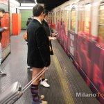 No Pants Subway Ride 2013: tutti in mutande in metro a Milano - Thumbnail