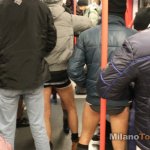 No Pants Subway Ride 2013: tutti in mutande in metro a Milano - Thumbnail