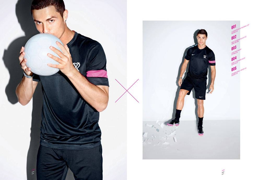 Cristiano Ronaldo per la collezione CR7 di Nike Football