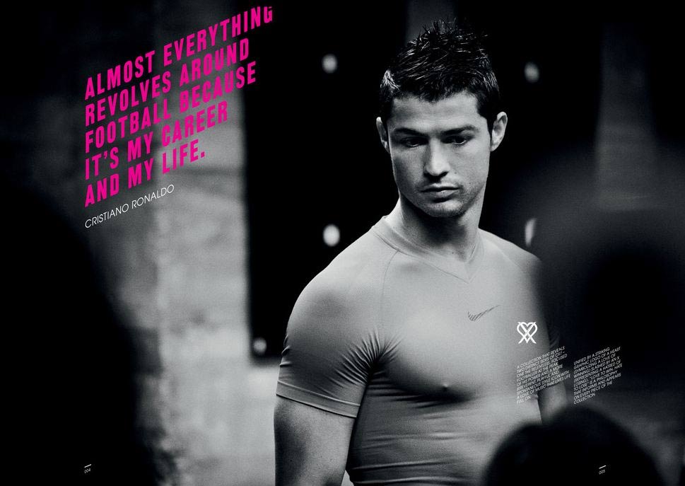 Cristiano Ronaldo per la collezione CR7 di Nike Football