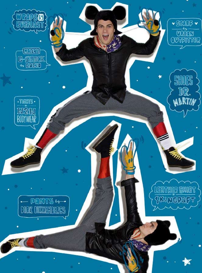Seth Kuhlmann diventa un sexy Topolino per il magazine Adon