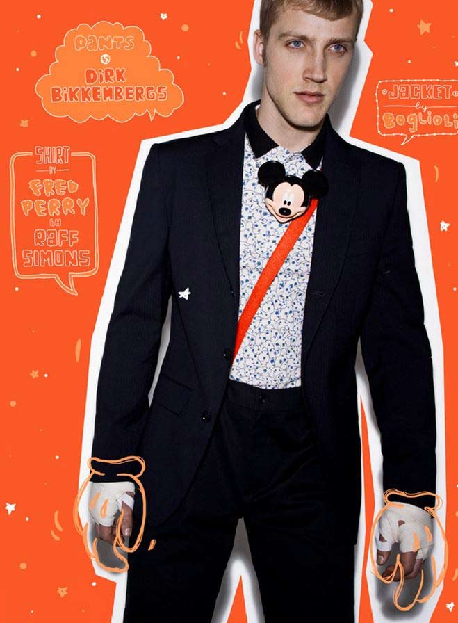 Seth Kuhlmann diventa un sexy Topolino per il magazine Adon