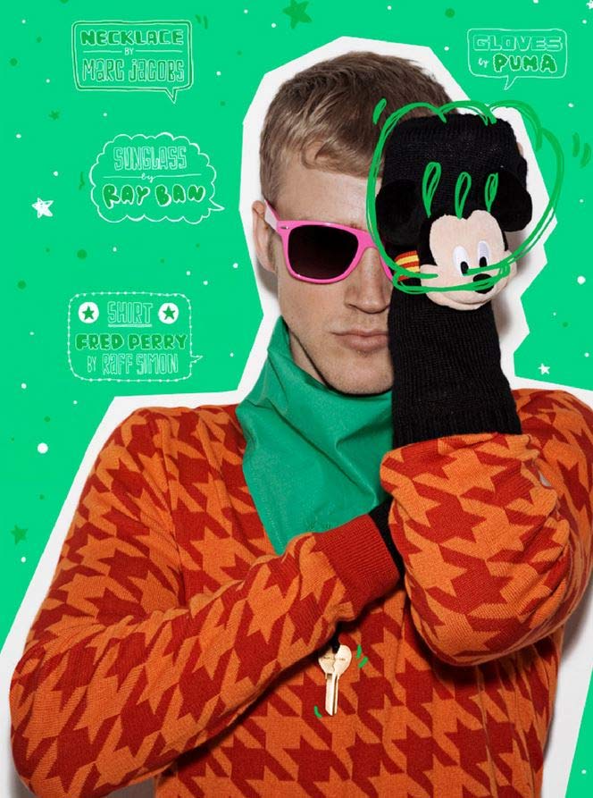 Seth Kuhlmann diventa un sexy Topolino per il magazine Adon