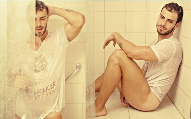 Lucas Malvacini, intervistato da un magazine gay, posa quasi nudo