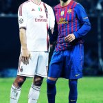 Piqu&eacute; e Ibra, e la mano morta in campo. Le foto della complicit&agrave; - Thumbnail