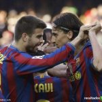 Piqu&eacute; e Ibra, e la mano morta in campo. Le foto della complicit&agrave; - Thumbnail