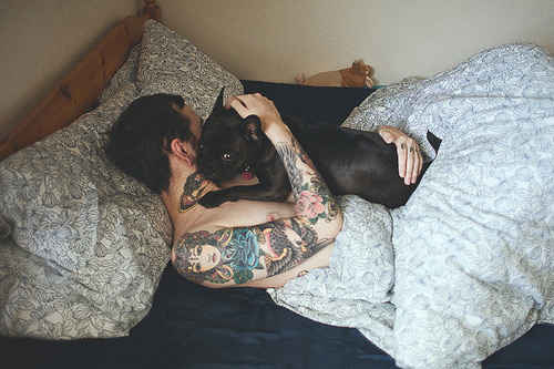 Uomini e i loro cani