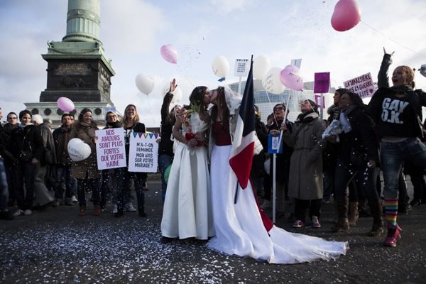 Le foto simbolo del Mariage Pour Tous
