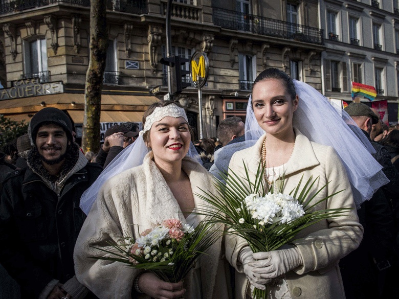 Le foto simbolo del Mariage Pour Tous