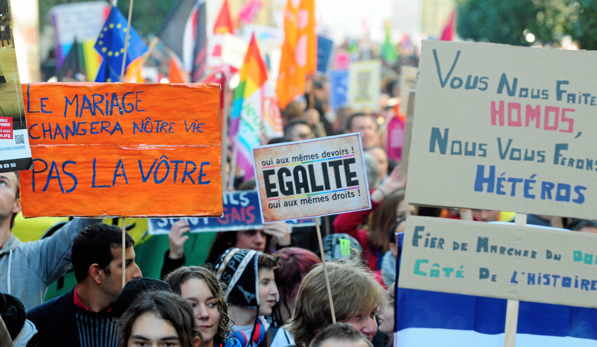 Le foto simbolo del Mariage Pour Tous