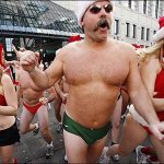 La corsa dei Babbi Natale in mutande - Thumbnail