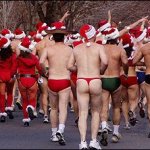 La corsa dei Babbi Natale in mutande - Thumbnail