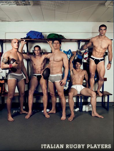Rugbisti in mutande per D&G: supergallery