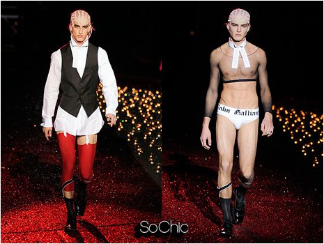 John Galliano a Parigi continua a stupire