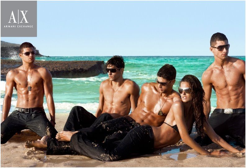La campagna estiva Armani Exchange 08