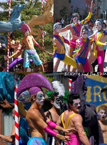 Montreal Gay pride: va in scena il circo