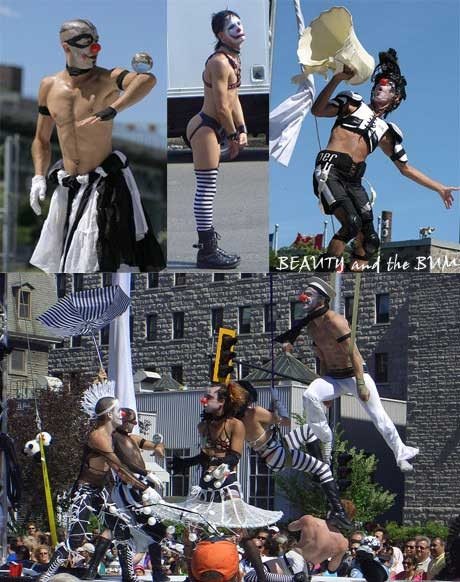 Montreal Gay pride: va in scena il circo