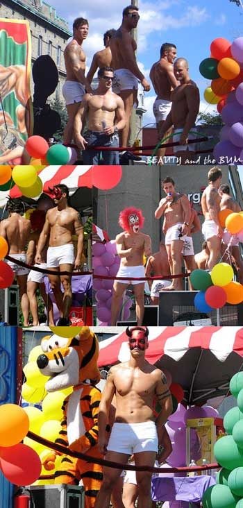 Montreal Gay pride: va in scena il circo