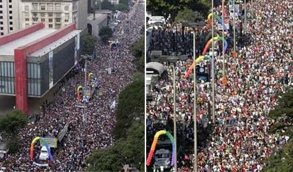 San Paolo: 5 milioni al Gay Pride brasiliano