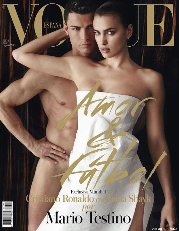 Cristiano Ronaldo e Irina Shayk sulla copertina di Vogue