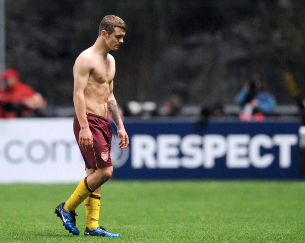 Jack Wilshere, il calciatore sempre mezzo nudo