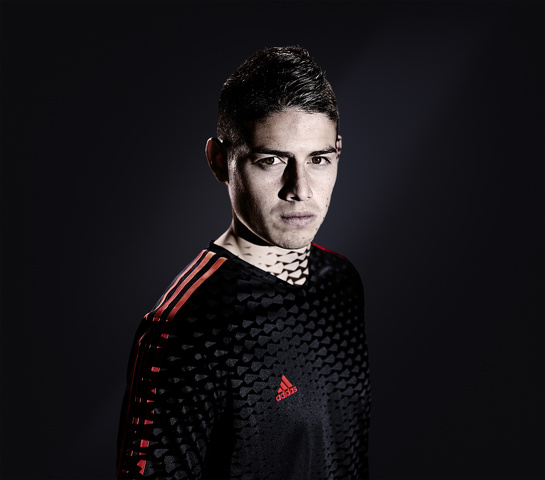 James Rodriguez insieme a Cristiano Ronaldo al Real Madrid