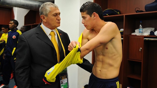 James Rodriguez insieme a Cristiano Ronaldo al Real Madrid