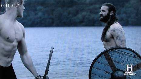 Scontri a petto nudo per i Vichinghi hot di History Channel