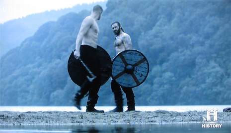 Scontri a petto nudo per i Vichinghi hot di History Channel