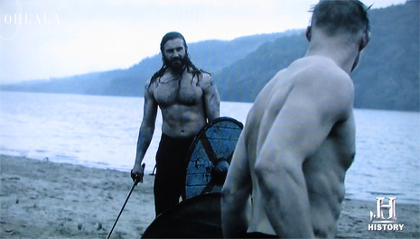 Scontri a petto nudo per i Vichinghi hot di History Channel
