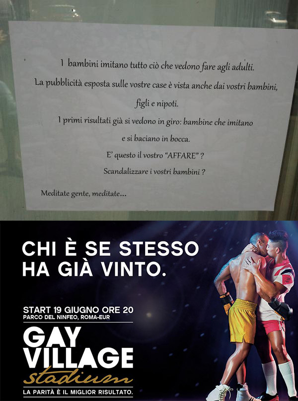 cartello-omofobo-negozio-gay-village-roma-2