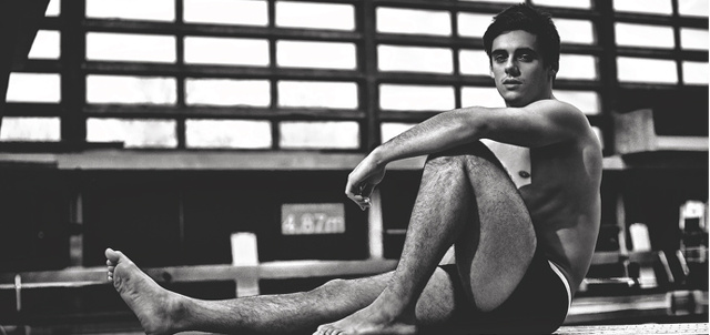 Il tuffatore Chris Mears ancora in mutande