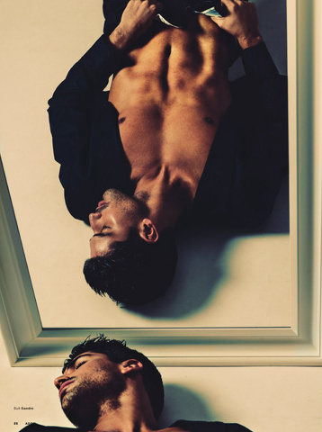 Il caliente Miguel Iglesias mostra la sua bellezza su Adon Magazine