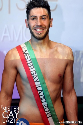 Aspettando Mister Gay Italia 2013: Mister Gay Lazio Gianluca Cerroni