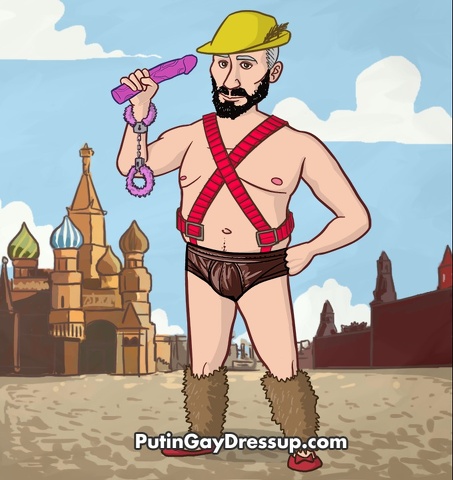 Vesti Putin in versione gay
