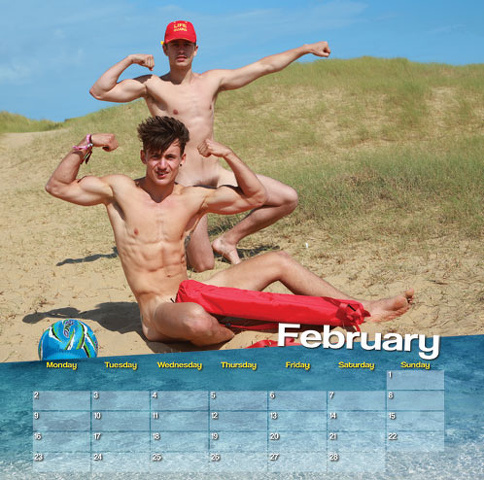 Nudi ed esibizionisti, il calendario dei Sons of the beach