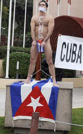 Foto del giorno di Venerdì 19 Febbraio 2010 - 15587 cubaprotesta1 - Gay.it