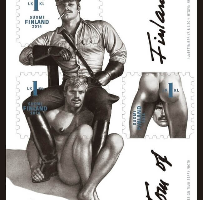 Tom of Finland nel francobollo finlandese - Francobollo Finlandia Tom of Finland1 - Gay.it
