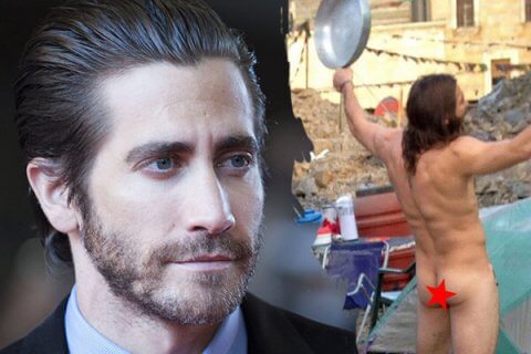 Jake Gyllenhaal completamente nudo sul set a Roma - Jake Gyllenhaal naked Everest Roma BS1 - Gay.it