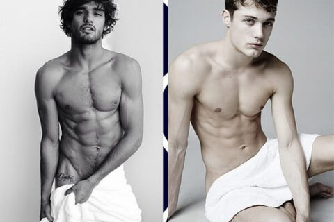 Mario Testino e il suo vizio di catturare ragazzi in asciugamano - Steven Chevrin Marlon Teixeira Towel Series BS1 - Gay.it