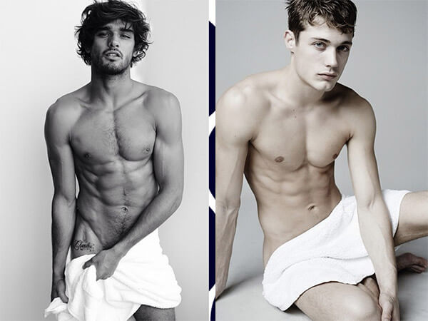 Mario Testino e il suo vizio di catturare ragazzi in asciugamano - Steven Chevrin Marlon Teixeira Towel Series BS1 - Gay.it