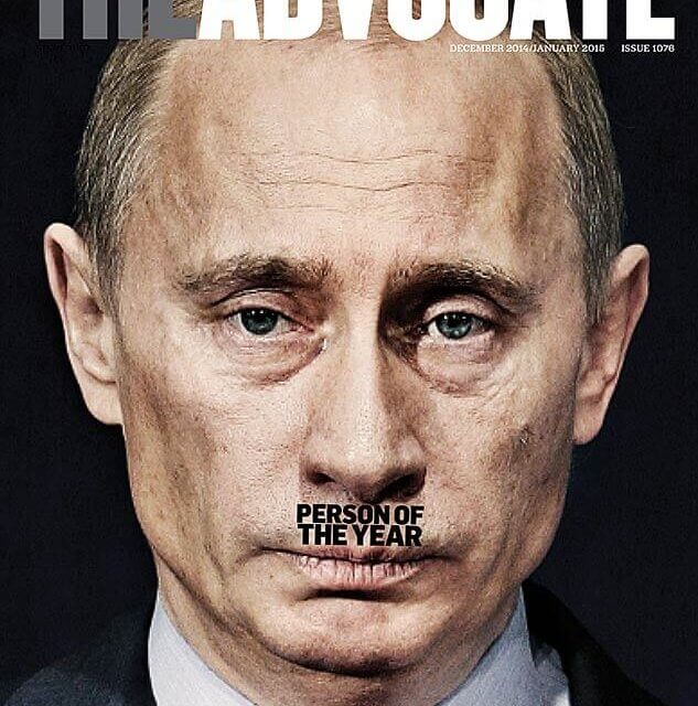 Advocate: l'uomo dell'anno 2014 è il nazista Putin - advocate 2014 putin uomo anno - Gay.it