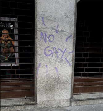 no gay milano