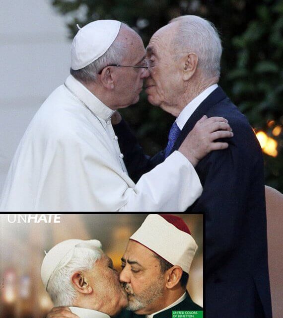Papa Francesco vs Benetton - papa francesco bacio gay benetton1 - Gay.it