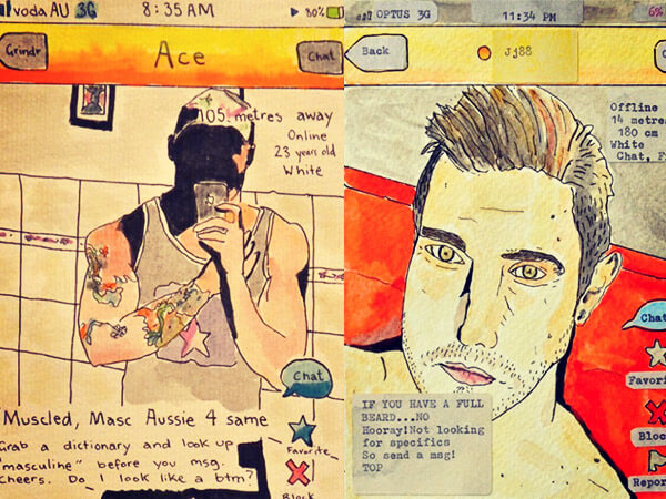 Hai un profilo Grindr? Potrebbe essere stato rubato da questo artista