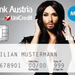 Le carte Unicredit hanno il volto di Conchita Wurst. Ma non in Italia - Thumbnail