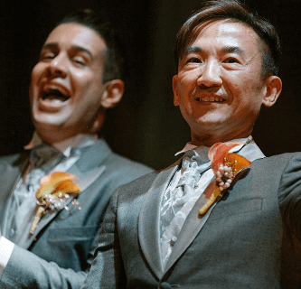 coppia gay Carnegie Hall