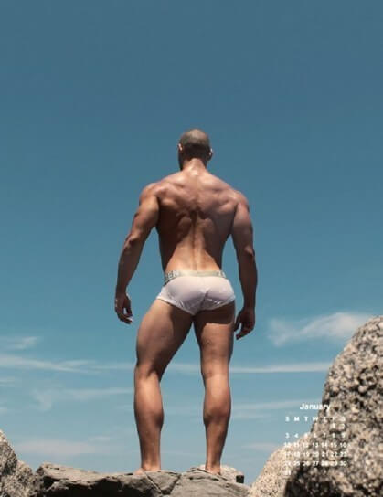 Eric Leto: il calendario "tutto-muscoli" per il 2015